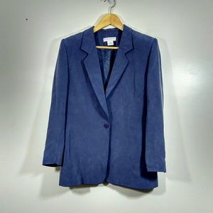Chaus Petite Grayish Blue Blazer